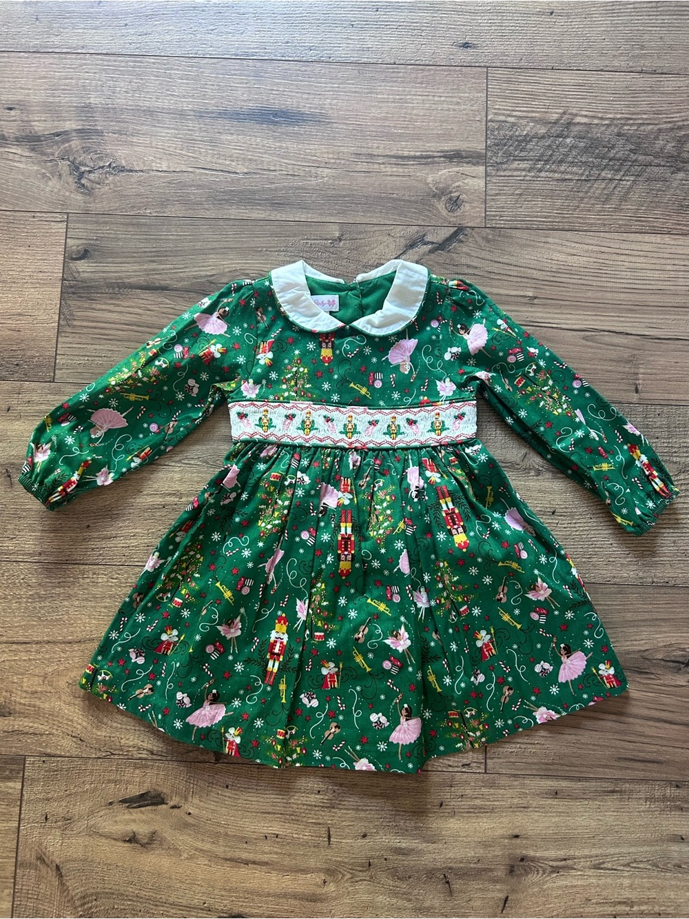 Smocked Nutcracker & Ballerina Holiday Dress for Girls